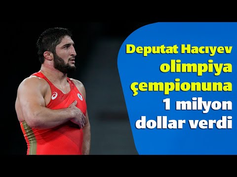 Deputat Hacıyev olimpiya çempionuna 1 milyon dollar verdi
