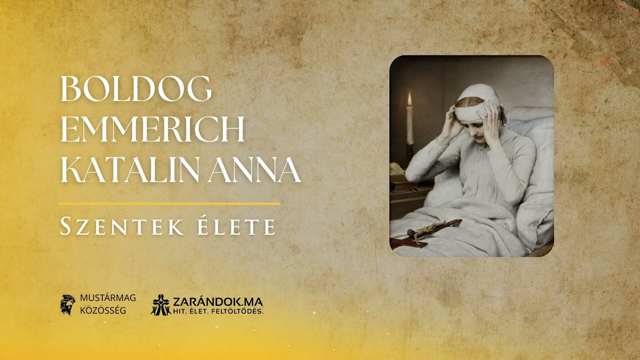 Boldog Emmerich Anna Katalin: A stigmák csendjében az üdvtörténet nyomában – Szentek élete