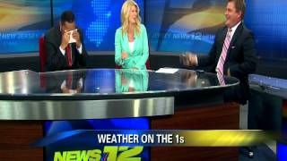 Anchors crack up over clown crash