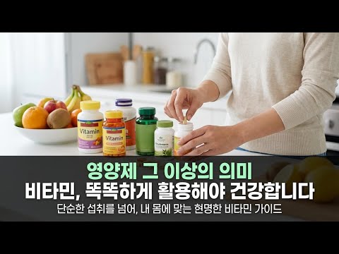 비타민 A부터 K까지, 우리 몸을 지키는 생명의 작은 조각들