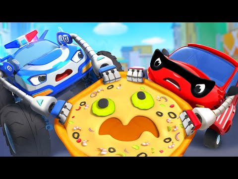 I Want Pizza!! 🍕 | Sharing Is Caring | Police Rescue Team | Nursery Rhymes & Kids Songs | BabyBus