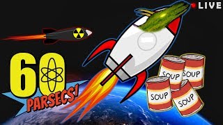 Sending soup to SPACE in 60 Parsecs! Post-apocalyptic space