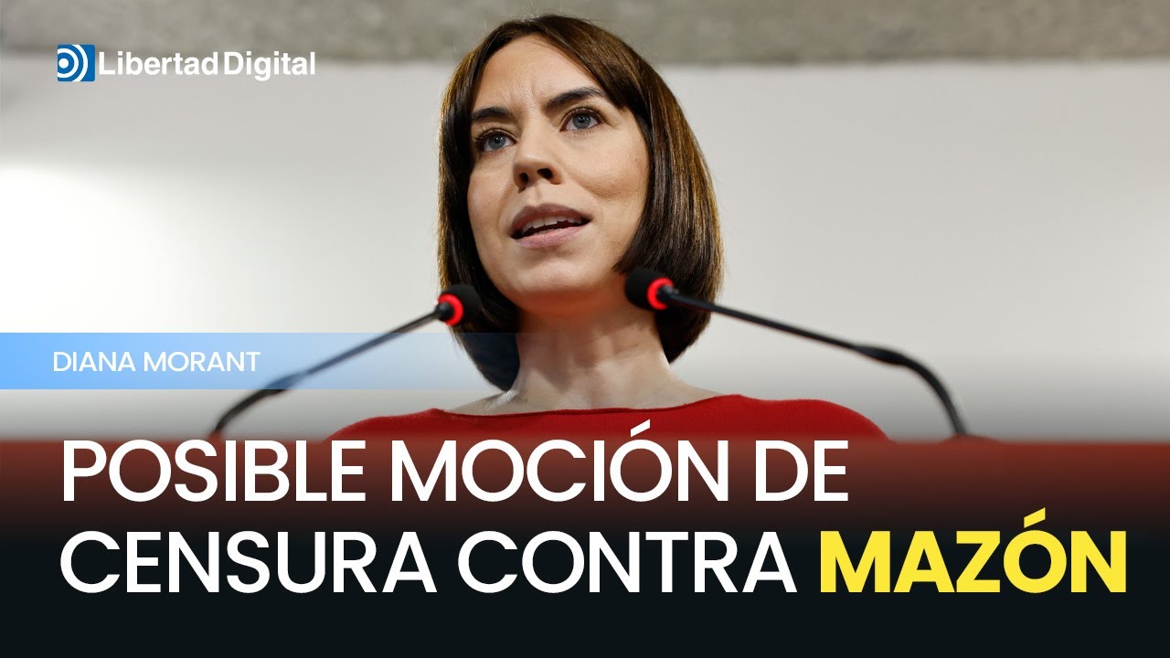 Diana Morant no descarta una moción de censura contra Carlos Mazón por su gestión de la DANA