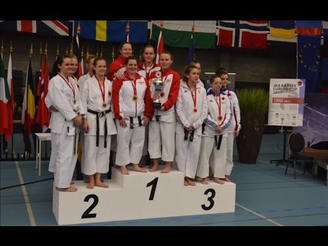 2017 JKA European Championship - Senior Ladies Team Kumite