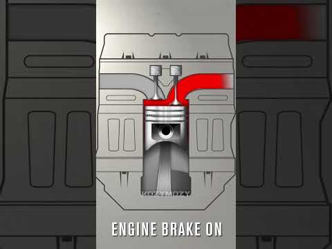 Секрет тормозной системы грузовиков #факты #технологии #авто