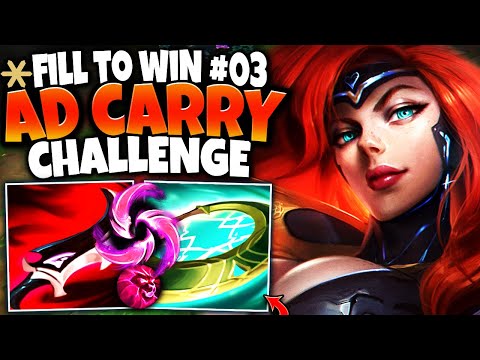 👉 Fill To Win Challenge #03 AD CARRY 🔫 My Miss Fortune NO CD R Build is perfect as ADC, PRESS R = 💀💀