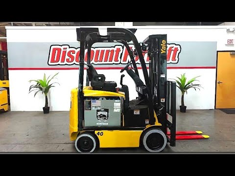 Used 2021 YALE ERC035VA 4-Wheel Sit down Electric Counterbalance Forklifts Colorado US | Discount Forklift #1364619