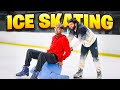 N3on Goes Ice Skating With Arman Tsarukyan
