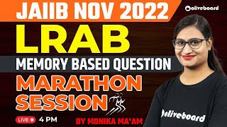JAIIB November 2022 | JAIIB LRAB Previous Year Question Marathon Session | By Monika Ma'am
