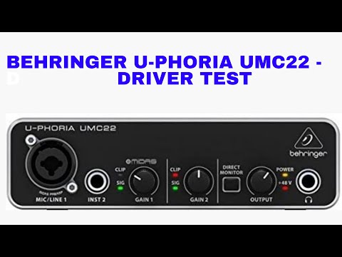 Step-by-Step Guide To Install The Behringer U-Phoria UMC22 Driver