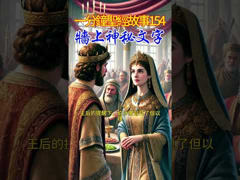 牆上神秘文字（但以理書5:1-31） 【一分鐘聖經故事 第154期】 #聖經故事 #圣经故事 #聖經 #圣经 #故事 #基督教 #耶穌 #耶稣 #神话 #神話 #上帝 #祷告 #禱告 #信仰 #宗教