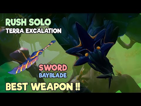 SOLO TERRA ESCALATION - RUSH- SWORD BUILD - dauntles update