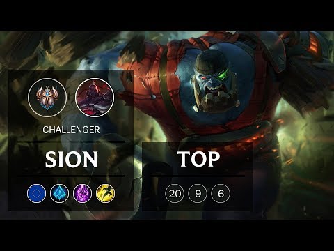 Sion Top vs Renekton - EUW Challenger Patch 9.1