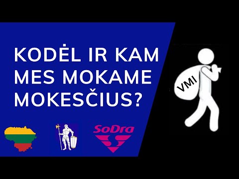 Kodėl ir kam mes mokame Mokesčius? O dar svarbiau, tai kur jie nueina ir kam yra Panaudojami?
