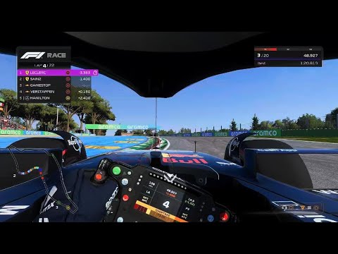 F1 23 GP Imola 35% cockpit view Realism race (career) no assists 22 laps