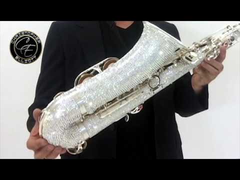 CE Winds Diamond Series Tenor Saxophone Genuine Swarovski Crystals