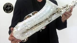 CE Winds Diamond Series Tenor Saxophone Genuine Swarovski Crystals