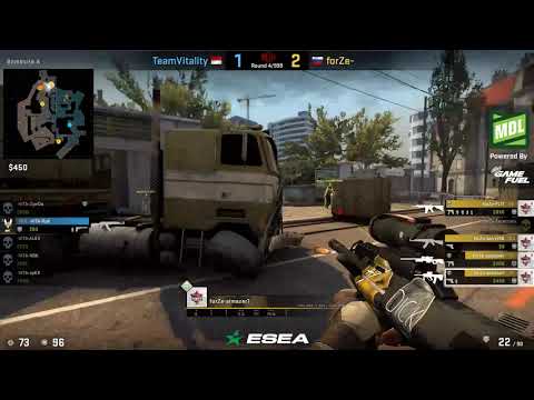ESEA MDL SEASON 31 EUROPE VITALITY VS FORZE | OVERPASS | CSGO 2019