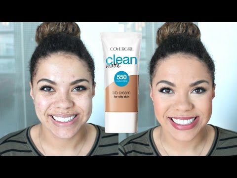 Covergirl Clean Matte BB Cream Review + Wear Test: Oily Skin Diaries | samantha jane Video