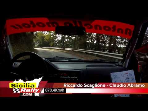 R.Scaglione - C.Abramo al 1° Rally Day Monti Nebrodi