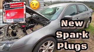 How to Fix P0303 Cylinder 3 Misfire Detected Spark Plug Replacement Ford Fusion 2.5 2010 - 2012
