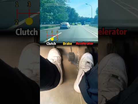 How to use car clutch brake and accelerator #cardrivingskills #automobile #clutchplates