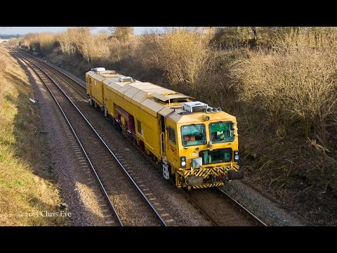 Network Rail Tamper DR73116 - Norwich-Bedford 15/01/2015