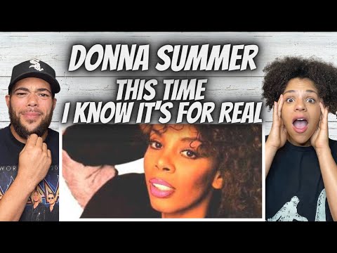 FIRST TIME HEARING Donna Summer  - This Time I Know It's For Real REACTION