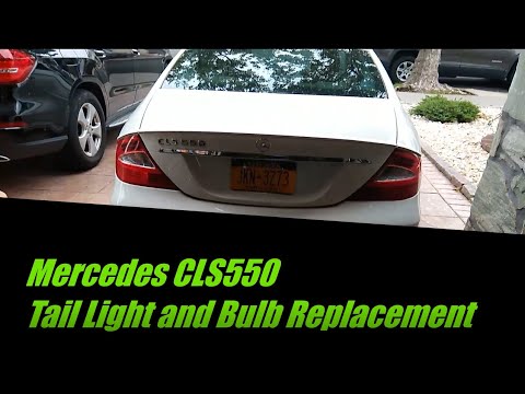 Mercedes CLS550 Tail Light and Bulb Replacement