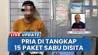 Pria Lhokseumawe Ditangkap Dini Hari, 15 Paket Sabu Disita, Polisi Geledah Rumah