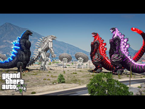 Team Shin Godzilla vs Mechagodzilla 2021, Heisei Godzilla - Epic Fight ( GTA Mods )