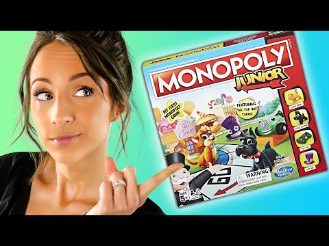 Monopoly Junior Board Game UNBOXING