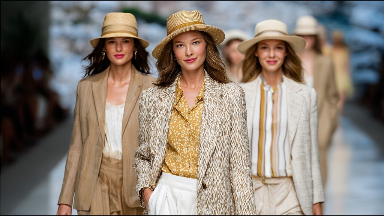 Max Mara SS 2026 Runway | Caramel Beige & Ivory – Elegant Italian Minimalism