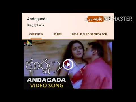 Andagaada Song। Gharshana Movie Songs। Venkatesh।Asin।Telugu Love Songs। Harris Jayaraj Songs।
