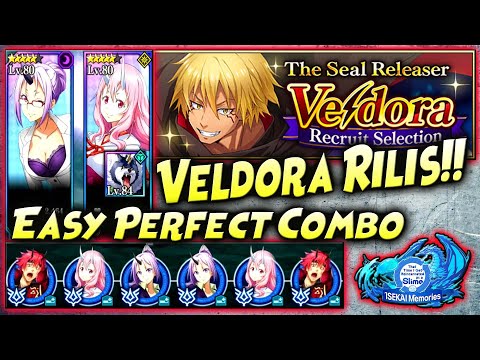 VELDORA MUNCUL | TIPS EASY 6 COMBO PERFECT w/ Shion & Shuna 🌟 SLIME ISEKAI MEMORIES