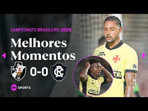 VASCO PROTAGONIZA UM DOS LANCES MAIS FEIOS DO ANO! VASCO DA GAMA 0X0 REMO | MELHORES MOMENTOS