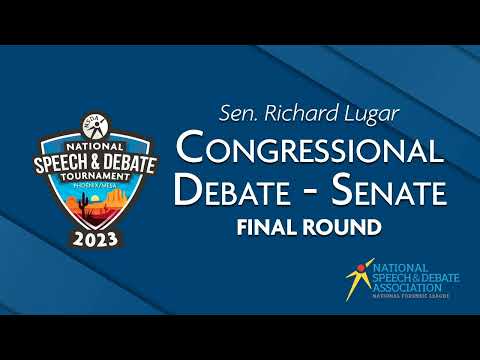 Congressional Debate Senate Finals 2023