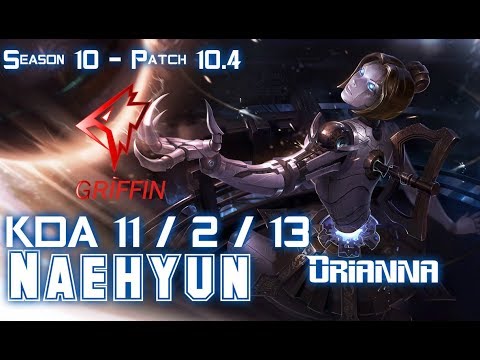 GRF Naehyun ORIANNA vs LUCIAN Mid - Patch 10.4 KR Ranked