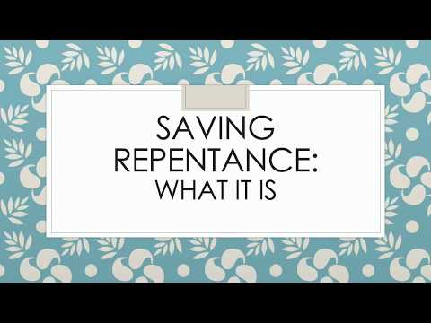 Bible study 5B: What True Repentance is: The Most Important Promise: How Do I Receive the Gospel?