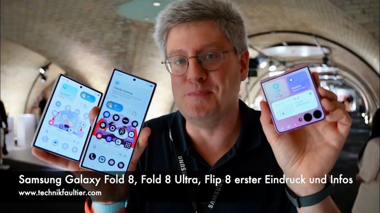 Samsung Galaxy Fold 8, Fold 8 Ultra, Flip 8 erster Eindruck und Infos
