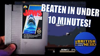How to beat Jaws (NES) in under 10 minutes - BVGN