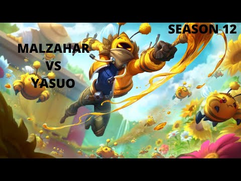 CARRY WITH MALZAHAR - MALZAHAR TOP VS YASUO League of legends gameplay Season 12