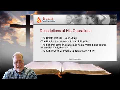 Lesson 4 - The Person and the Work of the Holy Spirit