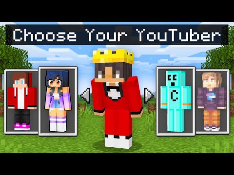 Minecraft, But You Can Choose Your YOUTUBER!