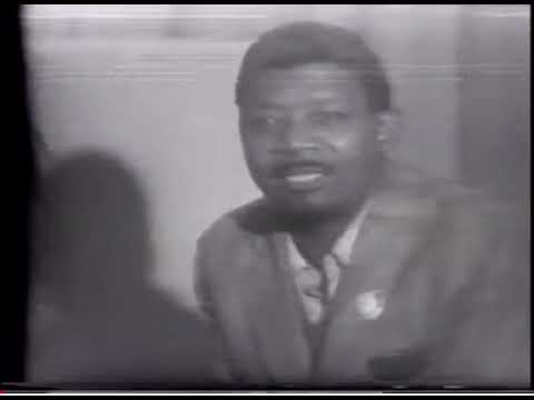 Herbert Chitepo addressing students at an Australian university in 1973