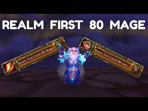How I Got Realm First 80 Mage (Wotlk Classic)