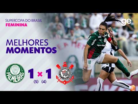 Gols e lances de Palmeiras x Corinthians