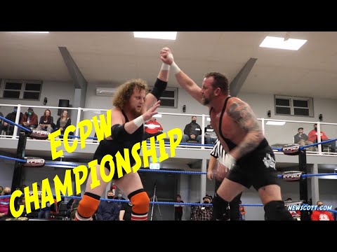 Kowboy Mike Hughes vs Lincoln Steen - ECPW Championship - Reserve Mines, Cape Breton - Nov 14th 2020