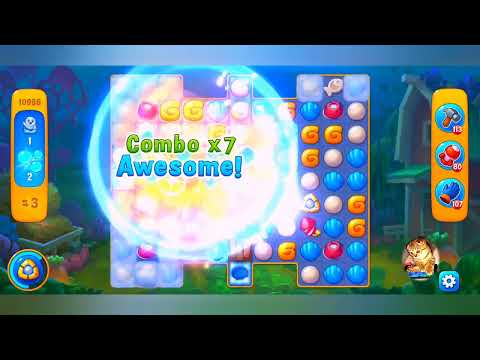 фишдом 2022  #  10986 уровень - прохождение без бустеров # Fishdom,   10986  level - no Boosters.