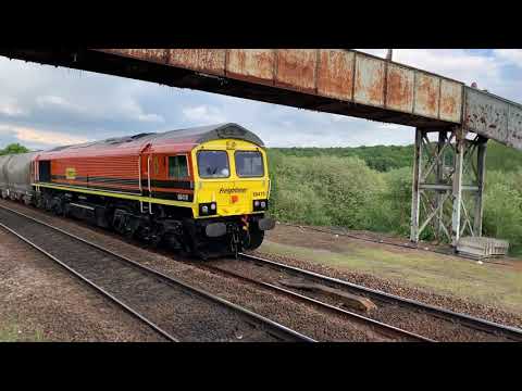Freightliner Orange Livery 66419 642Y 1650 Drax Aes (Flhh) to Hope (Earles Sidings) Fhh @ Mexborough